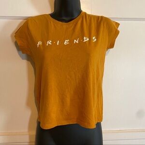 Official Friends Tee in Mustard Yellow size Small